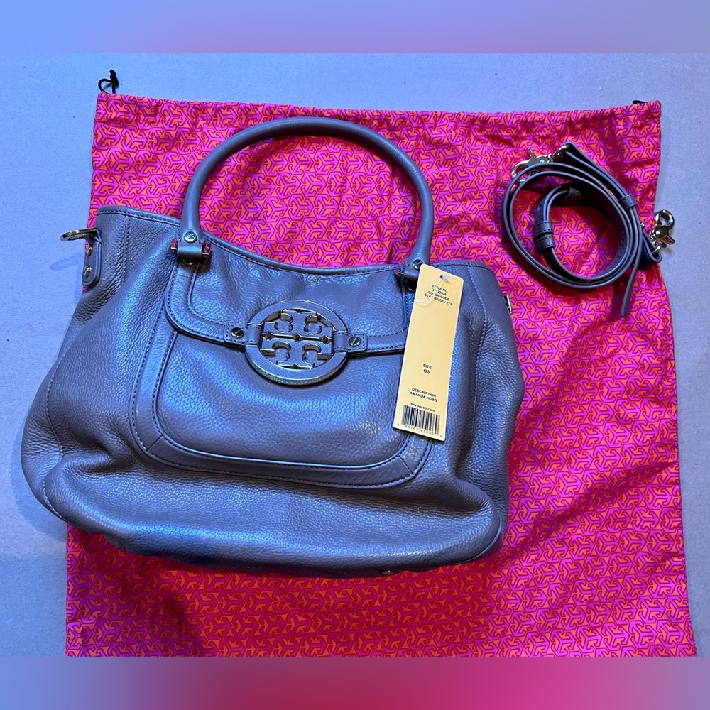 Tory Burch Amanda Hobo Bag Shoulder Crossbody Convertible